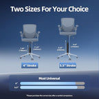 7 Inches to 11 Inches Short Office Chair Cylinder Replacement, 4" Stroke, Heavy Duty 1000 lbs, Lower the Seat Height by 2", Fit for Office Chair High Base Short Person, Class 4 (Sinking 2.4")