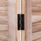 Giantex 6 Panel Wood Room Divider, 5.6 Ft Tall Folding Freestanding Partition Privicy Room Dividers Screen for Home, Office, Restaurant, Bedroom (Brown)