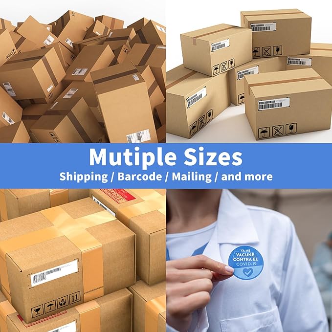 1" x2-5/8 Shipping Address Labels, Blank Mailing Labels, 30-UP White Self-Adhesive Name Tag Stickers for Inkjet and Laser Printer [50 Sheet 1500 Labels]