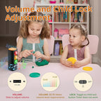 Traffic Light Visual Timer&ADHD Tool for Kids Adults Display Volume Adjustment, with 4 Ringtones for Classroom Desk Home Kitchen Game Countdown Pause Memory Function Charger Type C Included