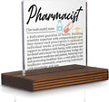 Pharmacist Gifts, Thank You Desk Sign for Pharmacy Professionals, Appreciation Plaque for Healthcare Staff, Recognition Office Decor for Pharmacist Week PA042