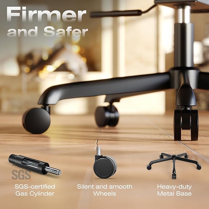 T11 Ergonomic Office Chair,High Back Desk Chairs with Separate Lumbar Support,Magic Armrests,Adjustable Wide Headrest,Comfy Executive Computer Chair,Big and Tall Mesh Chair for Home Office