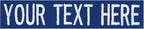 Custom Uniform Name Tapes Solid Colors. Made in The U.S.A. Ships Under 24 Hours. Royal Blue Fabric, 3.5 Inch Sew on