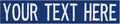 Custom Uniform Name Tapes Solid Colors. Made in The U.S.A. Ships Under 24 Hours. Royal Blue Fabric, 5 Inch Sew on