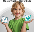 Visual Timer for Kids with Pause Function, 60 Minute Countdown Timer for Kids Desk Study, Teaching, Kitchen Cooking, Office Meetings, Time Management for ADHD (Black)