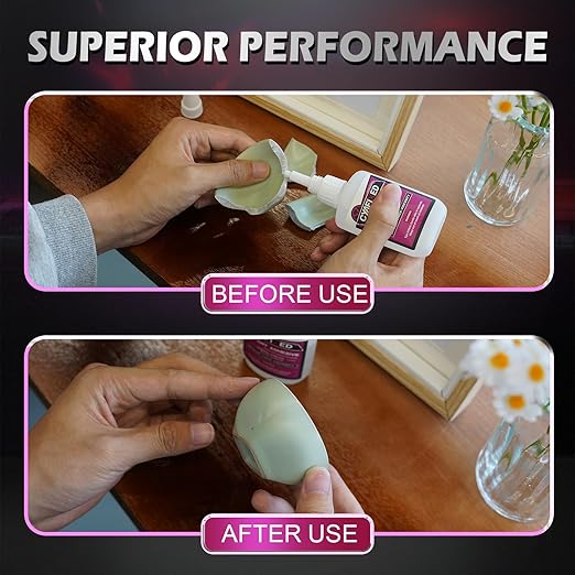 Super Glue Kit 4 oz All Purpose CA Glue with Anti-Clog Cap & Microtips for Woodworking, 3D Printing, Ceramic - Strong Fast Medium-Thick Cyanoacrylate Adhesive for Wood, Aquarium, Model, Glass, Craft