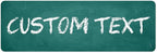 Custom Sign, Custom Street Sign, 11 Font Colors, 13 Font Styles, 4 Hole Options, 22 Sizes, 6x18 Inches, Rust Free DiBound, Fade Resistant, Made in USA by My Sign Center (Chalkboard Green)