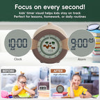 Visual Timer for Kids, 299-Minute Cute Kids Squirrel Timer, ADHD Autism Toddler Support, Visual Timer for Classroom, Homeschool Supplies Study Teaching Time Management Tool