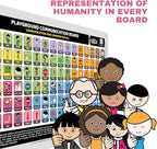 Outdoor Rated Plastic School Playground Communication Board - Weather-Proof Inclusive Communication Aid for Autism & Inclusive Play