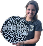 Custom Nursery Name Sign, cow theme nursery sign, girls nursery wall decor(Cow)