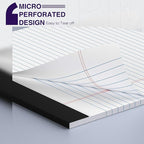 24 Pack Legal Pads 8.5 x 11 College Ruled Note Pads 8.5 x 11 Notepads 8.5 x 11 Micro Perforated Writing Pads 8.5 x 11 Pads of Paper Lined White Paper, 50 Sheets per Notepad for Home, Office, School