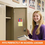 Ameceres Magnetic Pen Holder Classroom Organization Acrylic Marker Holder for Whiteboard Refrigerator Locker Accessories Pencil Dry Erase Marker Basket (1 Compartment * 2)
