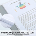 Sheet Protectors, HERKKA 1000 Pack Heavy Duty Clear Plastic Page Protectors Sheet Reinforced 11-Hole Fit for 3 Ring Binder Fits Standard 8.5 x 11 Paper, 9.25 x 11.25 Top Loaded, Acid Free