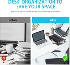 Nicfaec Expanding File Folder, 13 Pockets, Black, Polypropylene
