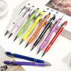 ENOMY Personalized Pens Bulk Free Engraved with Logo/Name/Message Black Ink Custom Pens Customized Stylus Ballpoint Pens Ideal Gifts for Business Anniversary (100)