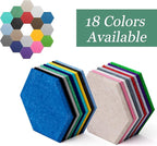 Hexagonal Acoustic Panels-12 Pack High-Density Sound Absorbing Panels 12"X10"X0.4" for Enhanced Noise Reduction, DIY Design, Idea for Studios, Offices, and Home Theaters(Violet)