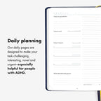 BestSelf 13-Week Self Journal & Goal Planner – Undated Daily ADHD-Friendly Journal for Men & Women | Productivity, Gratitude, Reflection & Habit Tracker | 2026 Life Organizer with Prompts, Grey Mist