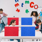 Crtiin 24 Pcs Privacy Folders for Students Desk Dividers Standard School Privacy Cardboard Board Testing Dividers Shield for Classroom Teacher Supplies Keep Eyes from roving(Cute)