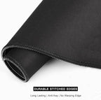 Auhoahsil White Mouse Pad, 12 x 10 Inch Square Mousepad, 3mm Thick Rubber Mouse Mat with Pretty Design, Premium-Textured Non-Slip for Gaming Work Office Wireless Mouse Men Women