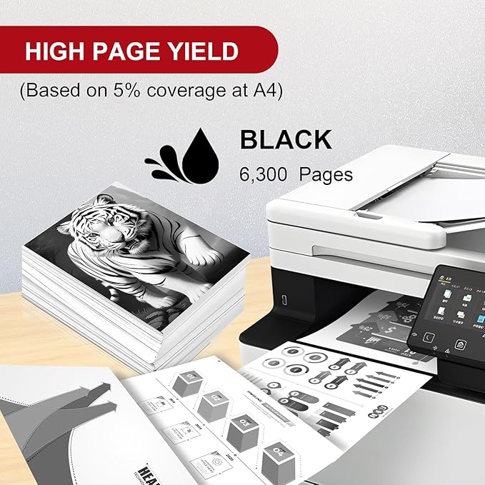 046H Black Toner Cartridge Compatible with Canon 046H 046 Toner Cartridge Set, Works with Color ImageCLASS MF733Cdw MF731Cdw MF735Cdw LBP654Cdw Laser Printers (2 Pack, Black)