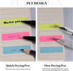 Golcellia 600 Pcs, Transparent Sticky Notes, Page Markers, Book Tabs, Sticky Note Tabs, Sticky Tabs, Page Tabs, Label Stickers, Pop Up Index Tabs, Tabs Flags Stickers