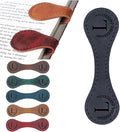 Artlaza Personalized Magnetic Leather Bookmark, 26 Letters Custom Leather Bookmarks, Handmade, Leather Magnetic Bookmark for Book Lovers Readers Women Kid(Blackï¼ŒLï¼‰
