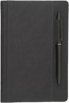 SLFreMint Premium Hardcover A5 Notebook with Pen and Pen Holder, Card Pockets, 240 Pages, College Ruled, 80GSM, Leather Note Book for Work, Study, and Diary, Suitable Journal for Both Men and Women