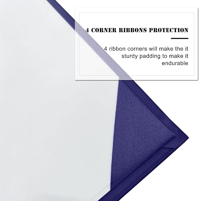 Diploma Cover 8.5” x11” Diploma Holder of Graduation Leatherette Padded Certificate（Tent Style)
