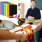 Resurhang 6 Pcs Legal Pad Top Spiral Bound Notebook 70 Sheets Double Sided College Ruled Paper Notepad Memo Steno Pad with Stiff Cover for Business College(6 x 9 Inches,No Holes,Bright Color)