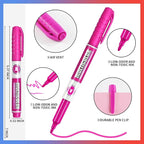 Dry Erase Markers, Fine Tip Whiteboard Marker, Low Odor Dry Marker, Fine Point Markers are pecfect for Whiteboard Mirrors Glass, Assorted Color Markers for School Office Home (48 Pack 8 Colors)