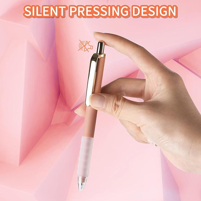 Pens Ballpoint 18-pcs Medium Point Smooth Writing Bulk Pens Black Ink 1.0 mm Journaling Pen Office Supplies for Women & Men