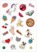 8.5" x 11" Full Sheet Label Sticker Paper for Laser & Inkjet Printers[300 Sheets,300 Labels]