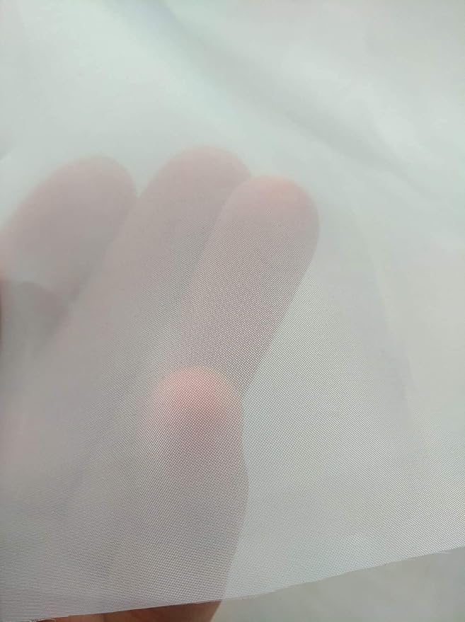3 Yards 1.27 Meters Silk Screen Printing Fabric Mesh Screen Printing Mesh Wide High Tension Mesh Making Ink Supplies 110 Mesh（43T）