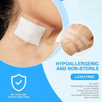OK TAPE OKPore Transparent Medical Tape (Pack of 24) - First Aid Surgical Tape Hypoallergenic and Breathable for Wound Dressing Care, Latex Free, 0.5in x 10yds