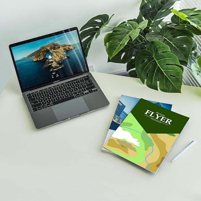 Custom Flyers for Business Personalized A6 Flyers with Your Photo Logo Text Glossy Paper Printing Flyers for Advertising, Customized printing on one or both sides (500, 1000, 2000 Sheets)