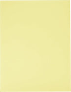 LUXPaper 8.5" x 11" Paper | Letter Size | Pastel Canary Yellow | 60lb. Text | 250 Qty