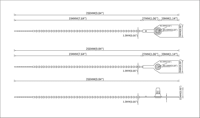 1000Pcs Plastic Tamper Shipping Seals Pull-Tite Security Seal Signage Numbered Fire Extinguisher Tags Zip Ties Labels Disposable Self Locking for Logistics, Luggage,Transport (Green, 1000pcs)