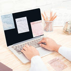 Funny Notepads with Sayings Sticky Funny Office Supplies to Do List Sarcastic Work Assorted Notepad for Workers, 12 Designs, 3 x 3.93 Inch(Marble Style)