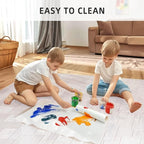 Chair Mat for Hardwood Floor, 63x51 inches Floor Mat Protector for Office Chair, Desk, Home, Frosted Pattern Rectangle Floors Protector