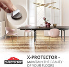 Felt Furniture Pads X-PROTECTOR - 48 Premium Floor Protector Chair Felts for Feet Wood Floors Best Hardwood Protect Your Hard Floors! (Brown)