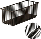 TrailBlaze Heavy Duty Pull Out Wire Storage Baskets for Kitchen Cabinets – Carbon Steel Slide-Out Drawers – Undershelf Pantry & Bathroom Organizer – Easy Install