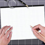 Large Engineering Graph Paper - 22" x 17" Grid Paper, 50 Sheets/100 Pages, 4"x4" Blue Grid Paper Pad Giant Drafting Pad Sketching Graph Paper for Engineer Architect Designer Mathematician Draftsman