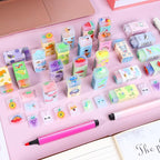 35PCS Cute Animal Erasers for Kids, Count Bulk Pack, Assorted Designs, Back to School Supplies