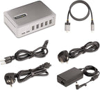 StarTech.com 7-Port USB-C Hub - 5X USB-A/2x USB-C - Self-Powered w/65W Power Supply - USB 3.1 10Gbps - Desktop/Laptop USB Hub w/3ft USB-IF Certified Locking Cable - USB C Splitter, TAA