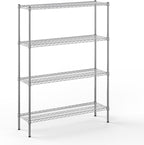 Regal Altair 14" Deep x 48" Wide x 64" Height Wire Shelving Kit | 4-Tier | NSF Commercial Storage Rack Unit