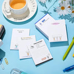 Funny Notepads with Sayings Sticky Funny Office Supplies to Do List Sarcastic Work Assorted Notepad for Workers, 12 Designs, 3 x 3.93 Inch(Minimalist Style)