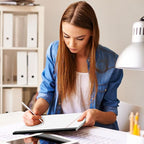 Note Pads 8.5 x 11 Legal Pads 8 Pack Writing Pads Notepads Narrow Ruled Pads of Paper 30 Sheets per Notepad 8.5 x 11'' Legal Note Pad College Ruled Legal Pad Lined Paper for Office Home School