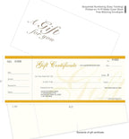 Custom Gift Certificates Cards with Envelopes 50 set - NJ67SB- Gift Coupons,Vouchers for Small Business