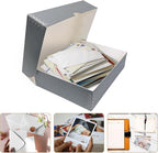 Lineco, 9x12 Clamshell Archival Folio Storage Box, 3" Deep, Acid-Free with Metal Edge Preservation Box. Preserves Picture Magazines Longevity, Organize Photos or Documents, Artwork, DIY
