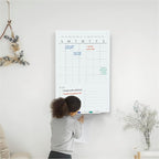 Audio-Visual Direct Magnetic Weekly Planner Dry-Erase Board for Wall - 24" x 36" - (to Do List, White)